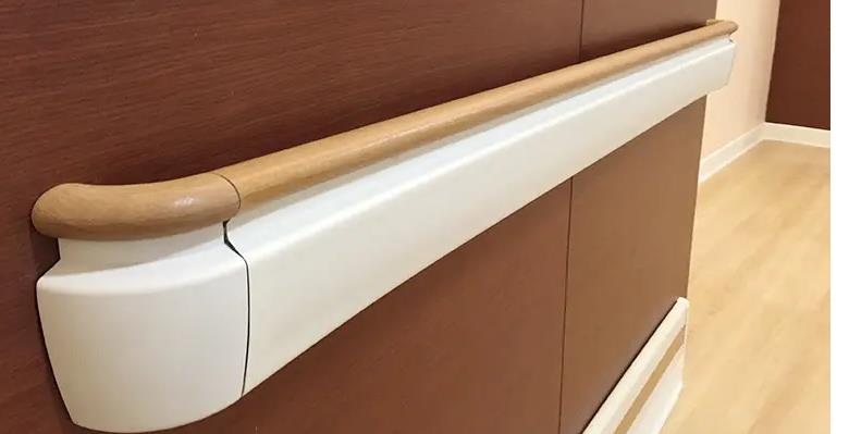 安徽菲科推出靠墙打孔型防撞扶手支持定制颜色款式多样 